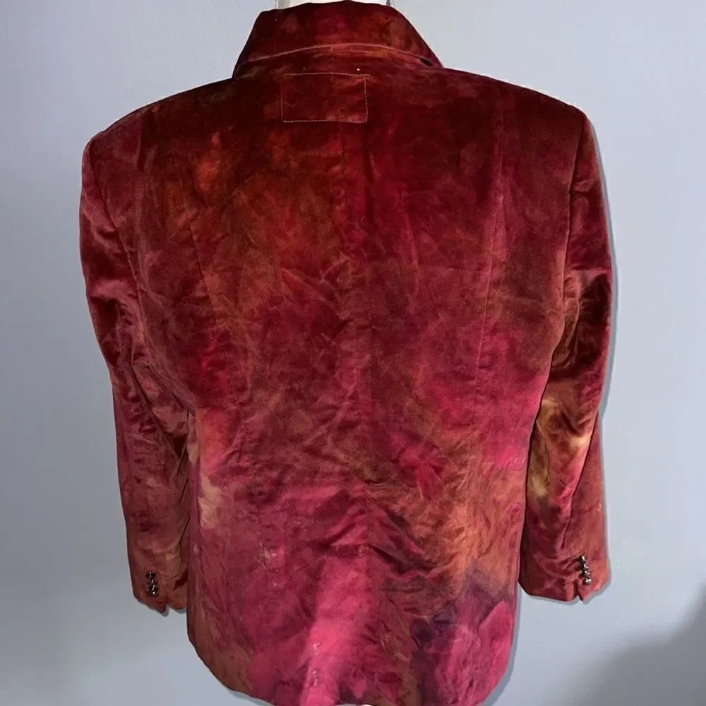 🔥Rare! Rough Tumble Velvet Retro Blazer Jacket! - Picture 2 of 11